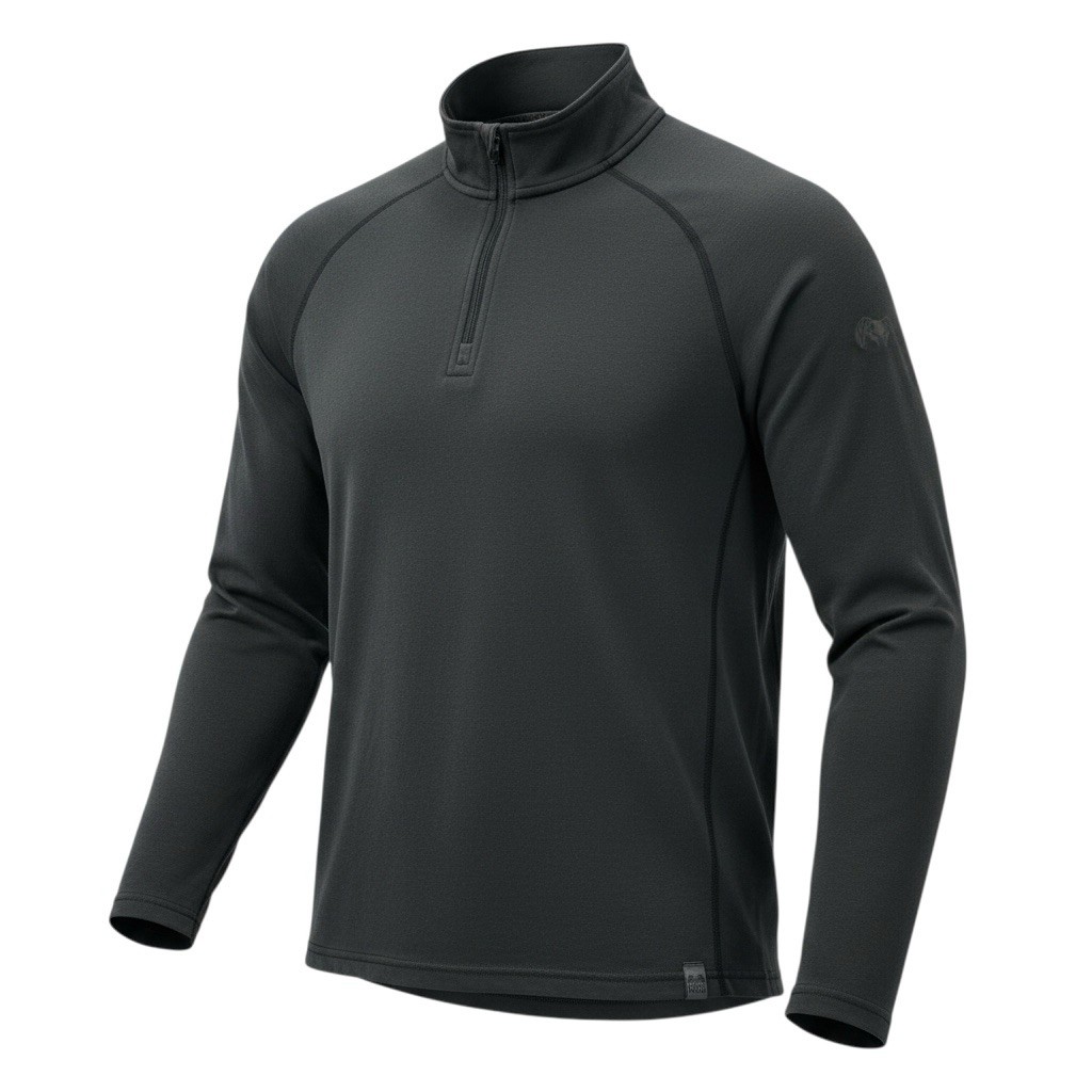 Kuiu Men’s Peloton 118 Primeflex 1/4 Zip Pullover Shirt Gray Large Base Layer gallery
