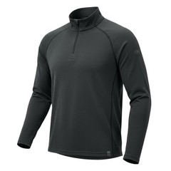 Kuiu Men’s Peloton 118 Primeflex 1/4 Zip Pullover Shirt Gray Large Base Layer