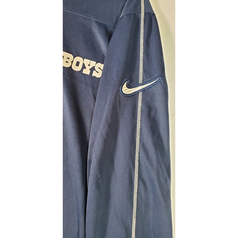 Nike Dallas Cowboys NFL Dri-FIT Long Sleeve Shirt Men's XL Navy Blue gallery
