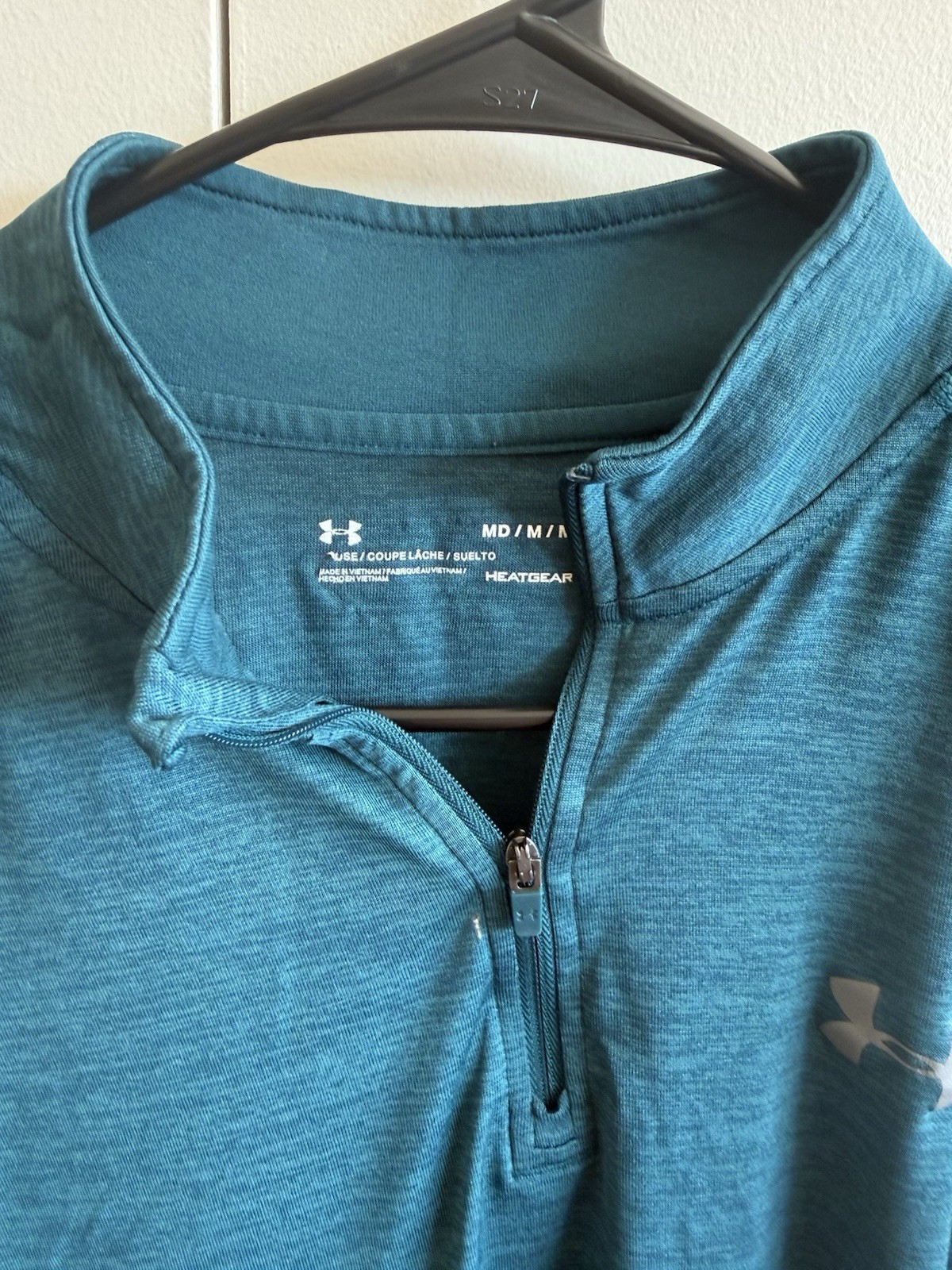 Under Armor Men’s Lightweight Long Sleeve Quarter Zip Size Medium Blue gallery