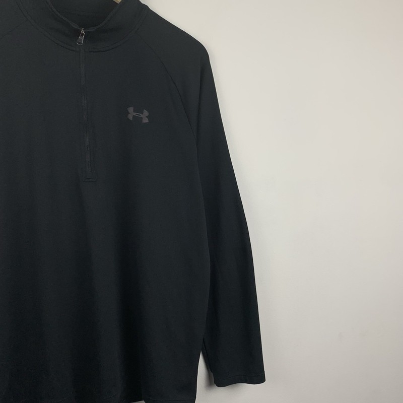 Men’s Under Armour Long Sleeve Rash Guard Jersey Size XL Black gallery