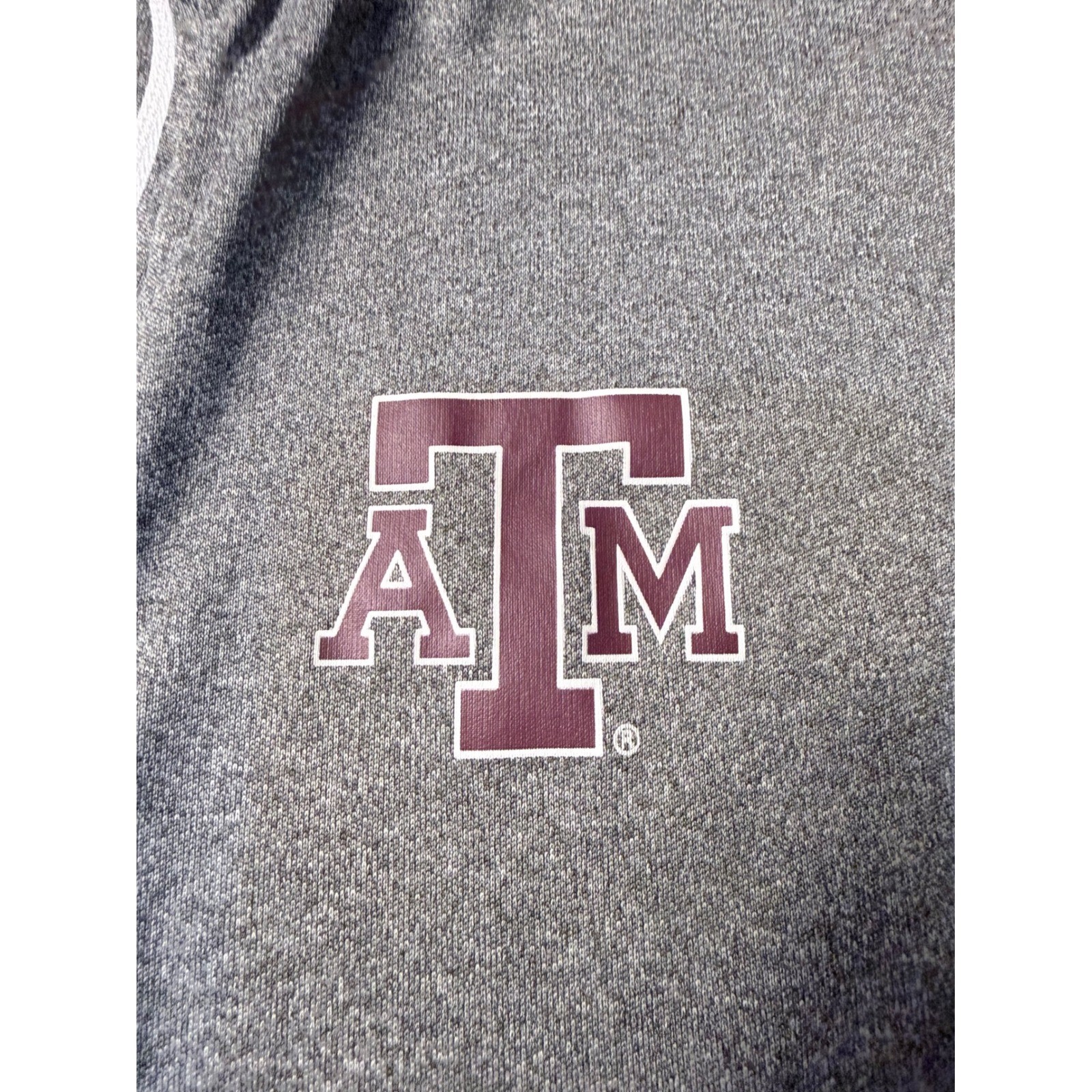 Colosseum Texas A&M Aggies Mens XXL Gray Maroon Quarter Zip Pullover NCAA Shirt gallery