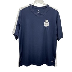 NordicTrack Shirt Mens 2XL Blue Colorblock PSB Embroidered Performance Tee