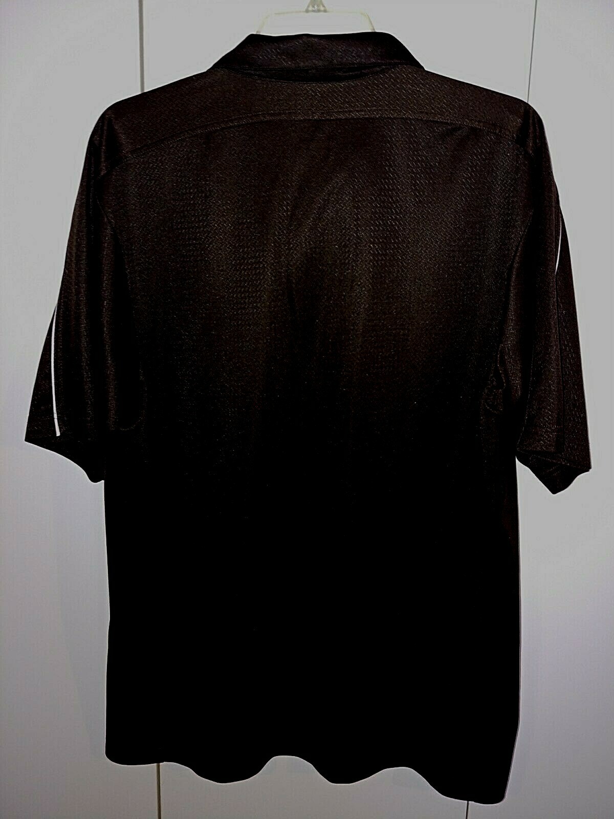 NORDIC TRACK NT DRI MEN'S SS 100% POLYESTER BROWN POLO SHIRT-L-NWOT-COMFY/NICE gallery
