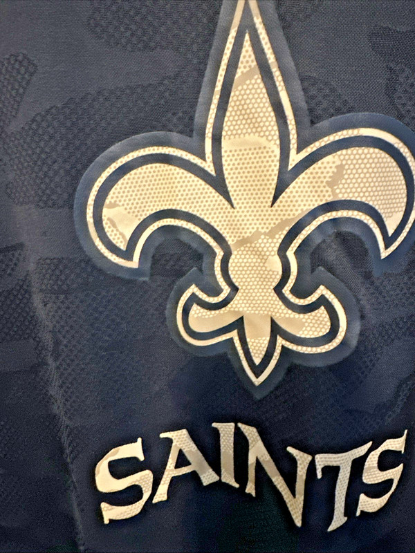 New Orleans Saints Shirt Men 2XL Black Gold Camo Short Sleeve Football Fanatics gallery