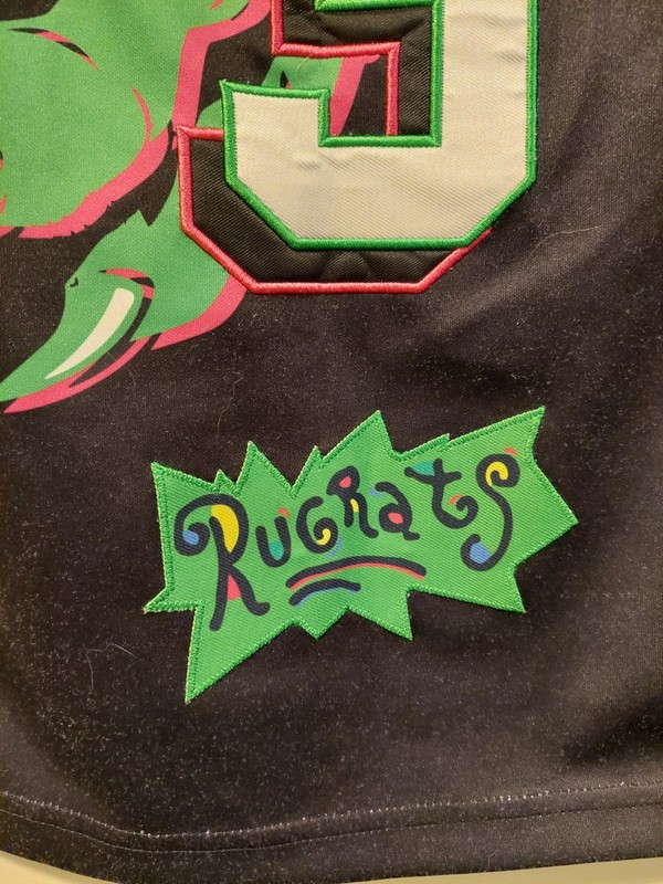 Rugrats Nickelodeon Headgear Classics Raptor Embroidered Basketball Jersey Small gallery