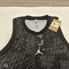 Nike Jordan Small Sport Dri-FIT Mesh Jersey Jumpman Black FN5854-010 NWT $55