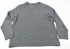 Nike Yoga Training Shirt Mens XL Gray Long Sleeve Crew Neck Pullover