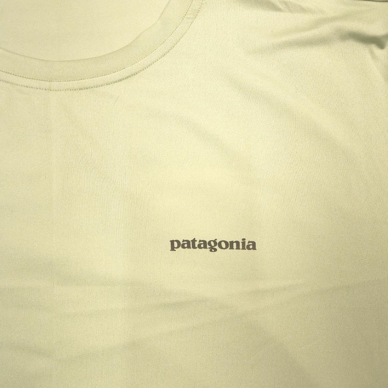 Patagonia Graphic Tech Fish Tee Shirt Mens Large Mint Green Crew Fishing Hiking gallery