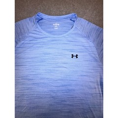 Under Armour Mens Tiger Tech 2.0 SS Training Shirt Blue Heather 3XL 1377843-464