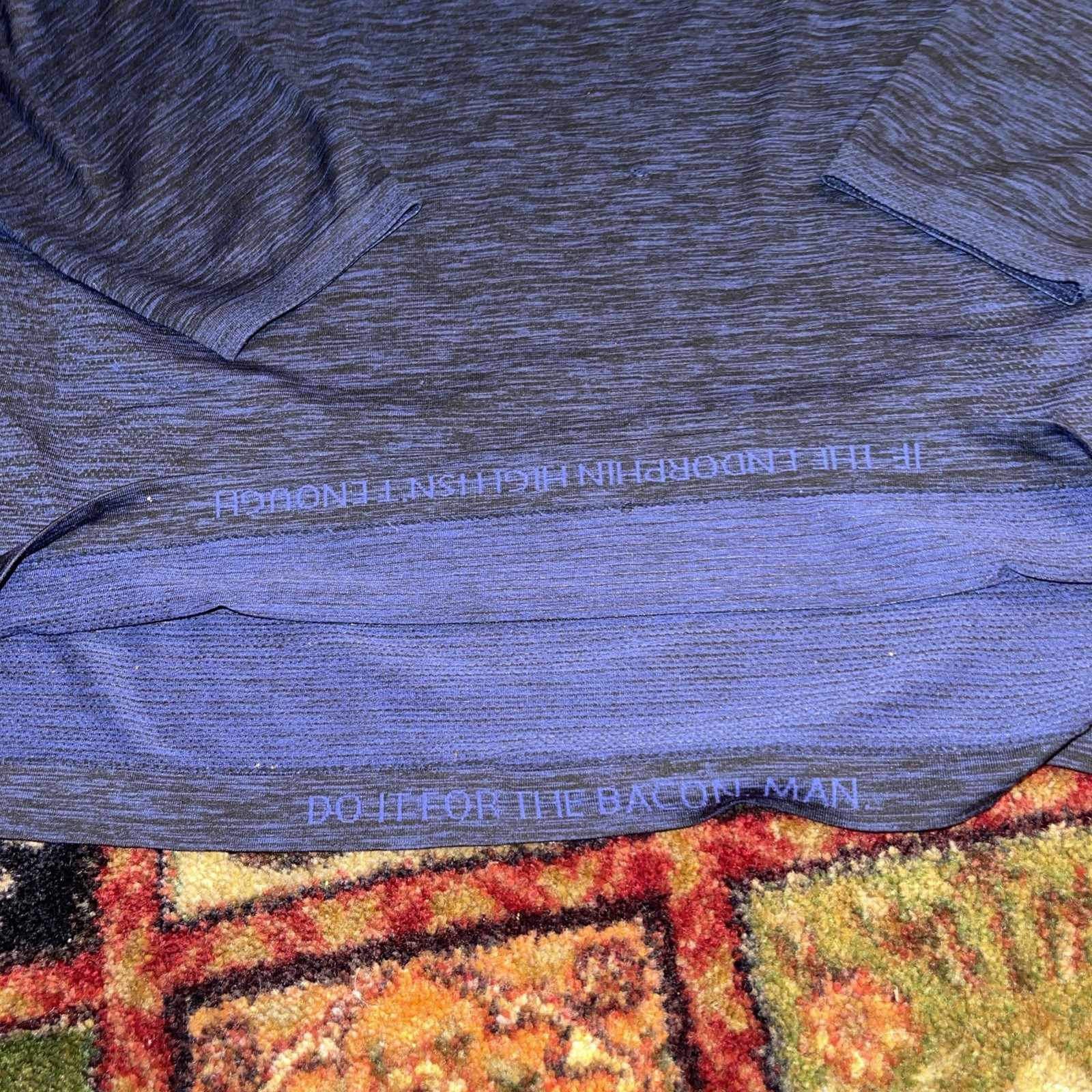 Lululemon Shirt Mens Large Blue Long Sleeve Henley Performance Athletic Top Read gallery