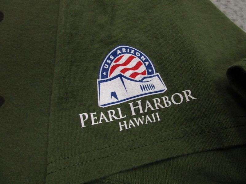 Pearl Harbor Shirt XL Flying Fortress USS Arizona B-17 BB-39 Navy Ship Veterans gallery