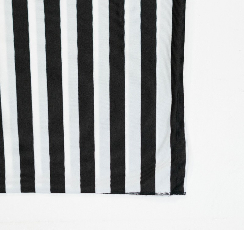 Referee Jersey Shirt Mens Large Black White Striped Bristol Officials Finest gallery