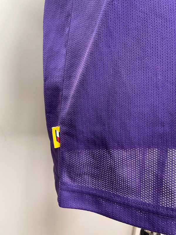 VTG Tommy Hilfiger Mens Large Purple Short Sleeve Jersey Shirt Athletics Sport L gallery