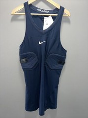 Nike Pro Hyperstrong Padded Compression Basketball Tank Size XL Blue A07