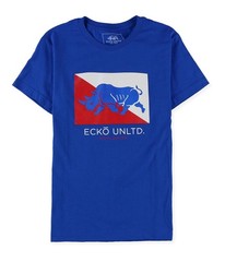 Ecko Unltd. Mens Core Flag Rhino Graphic T-Shirt, roybl, S