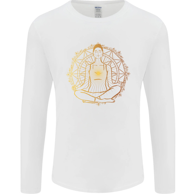 Spiritual Yoga Meditation Peace Mens Long Sleeve T-Shirt gallery