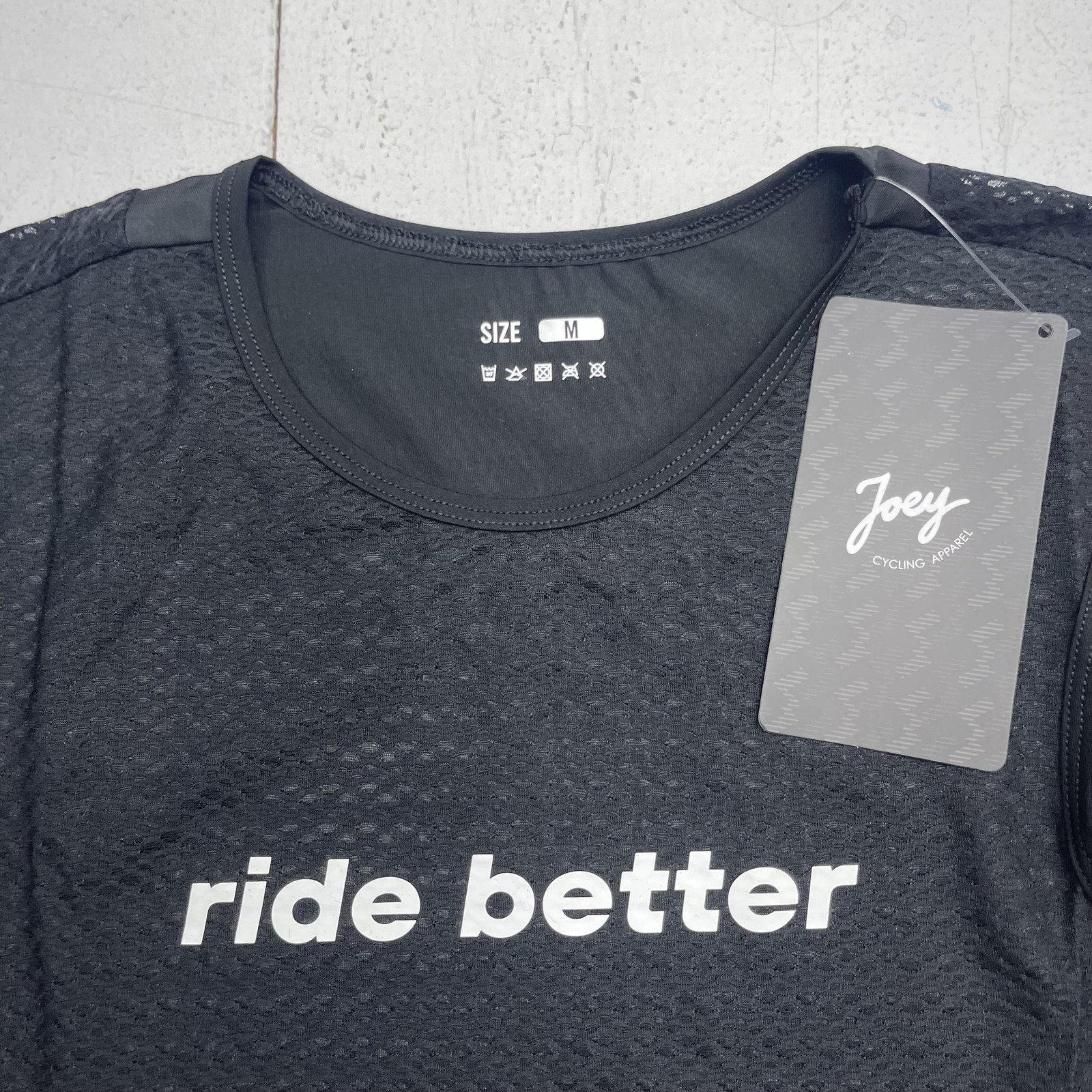 Joey Cycling Base Layer Tank Mens Medium Black Mesh Sleeveless Undershirt gallery