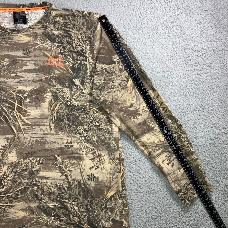 Realtree Shirt Men 2XL/3XL Camo Scent-Factor Performance Hunting Outdoor Utility gallery