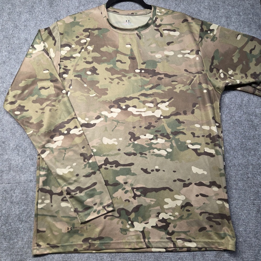 Under Armour Men's L Thermal Camouflage Long Sleeve Heat Gear Hunting Shirt