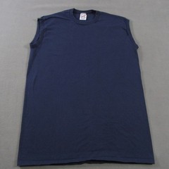 Jerzees Sleeveless Shirt Mens Medium Basketball Blue Y2K 90’s 80’s Retro