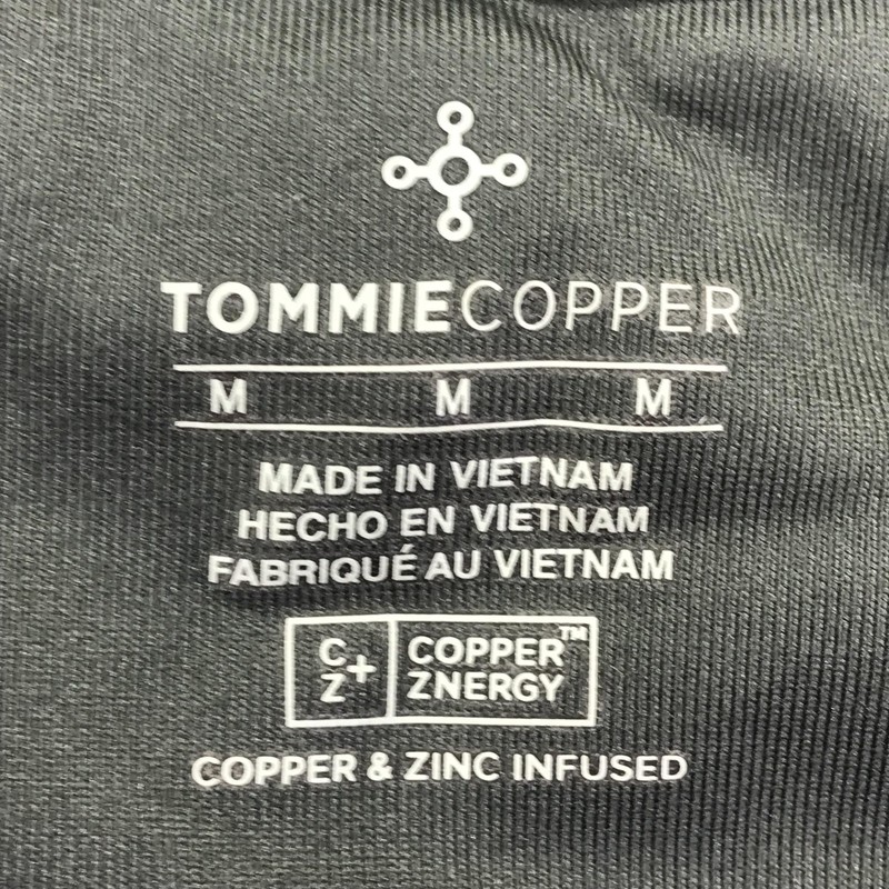 Tommie Copper Shirt Mens Medium Gray Shoulder Support Compression Copper Znergy gallery