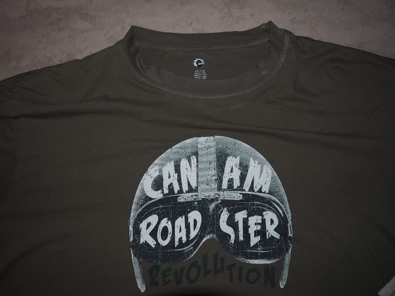BRP Can Am Roadster Revolution green/tan Long Sleeve Shirt Mens: 2XL gallery