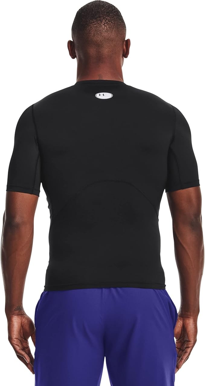 Under Armour Compression Short-Sleeve T-Shirt, Black, Large gallery