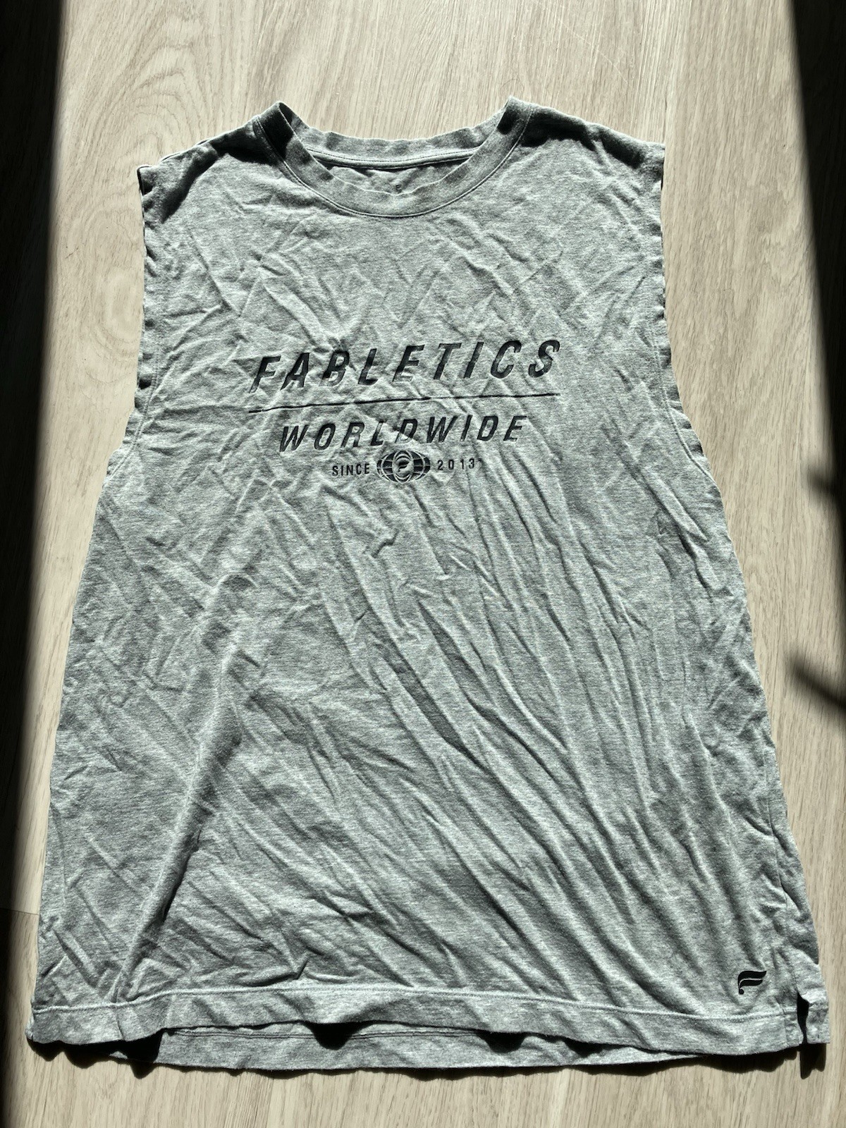 Fabletics Athletic Grey Tank Top Mens Large gallery