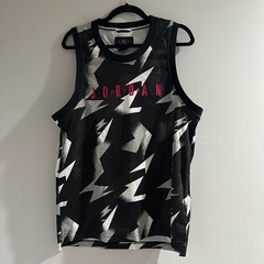 Nike Jordan Jumpman Printed Jersey Basketball Small 23 Lightning Mesh