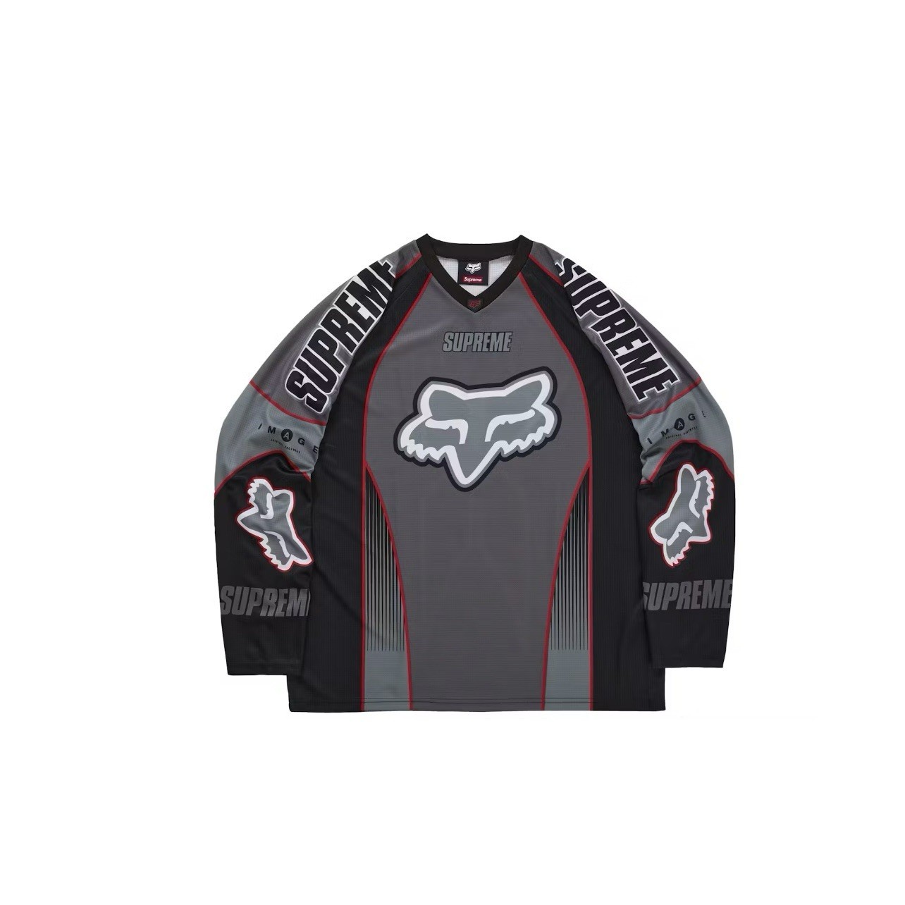 Supreme Fox Racing DMX Jersey Black Size: Medium gallery