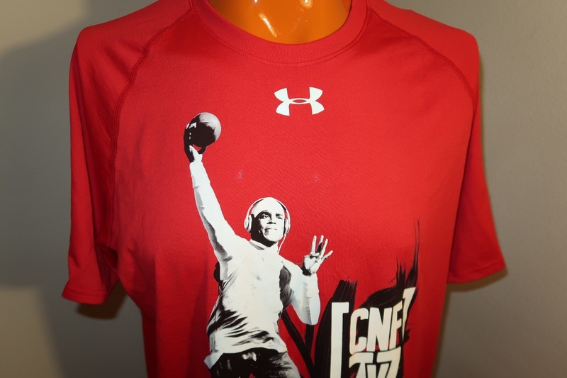 B5 NWT Under Armour Cam Newton 7V7 Atlanta Tournament Series Shirt mens L CN1 gallery