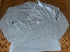 ADIDAS MENS TERREX AND WANDER LONG SLEEVE SHIRT XPL SIZE XL NWT $140 SHADOW BLUE