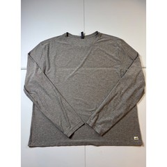 Vuori Strato Tech Tee Long Sleeve Shirt Mens XXL Charcoal Grey Heather Training