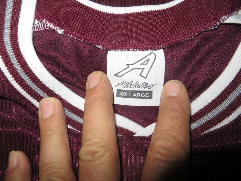 Men's XXL Anaconda Sports Shirt, Burgundy & White (one) gallery
