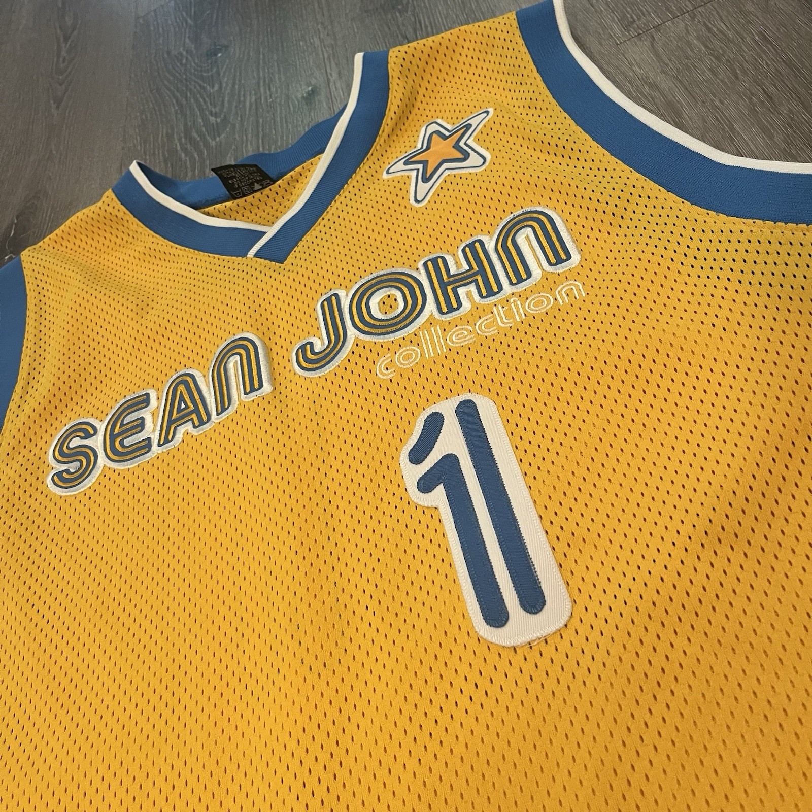 Sean John Collection #1 Victory Series Sewn Hip Hop Jersey Size Men’s 2XL gallery