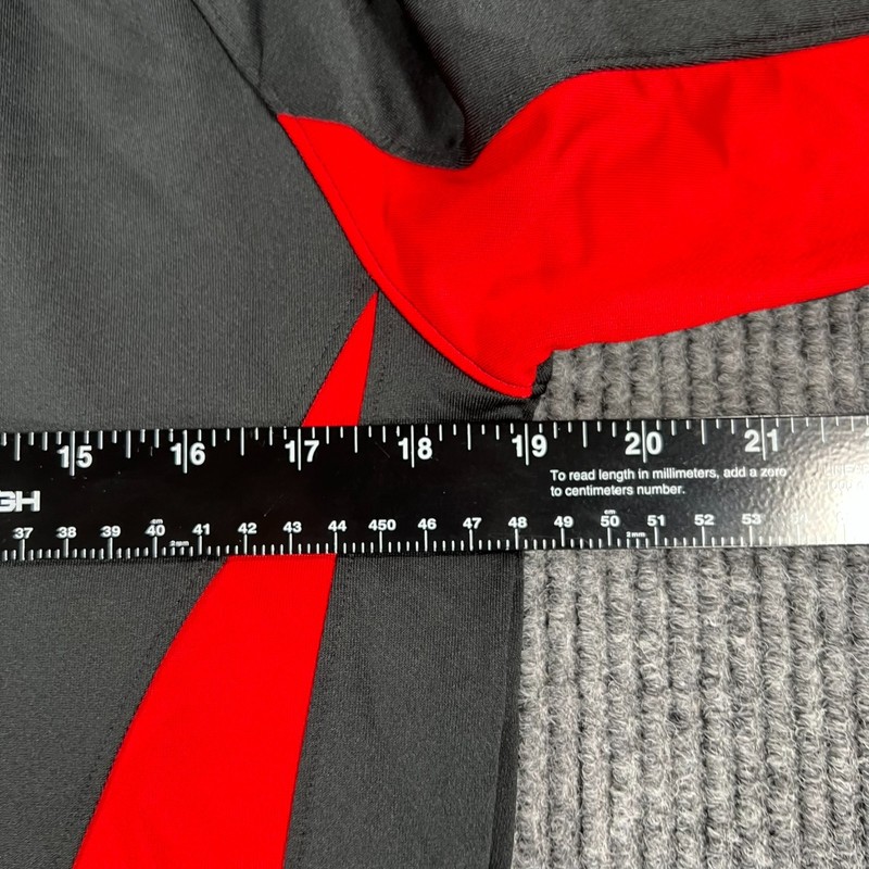 Under Armour Fitted Cold Gear Shirt Mens Large Black Red Long Sleeve Active gallery