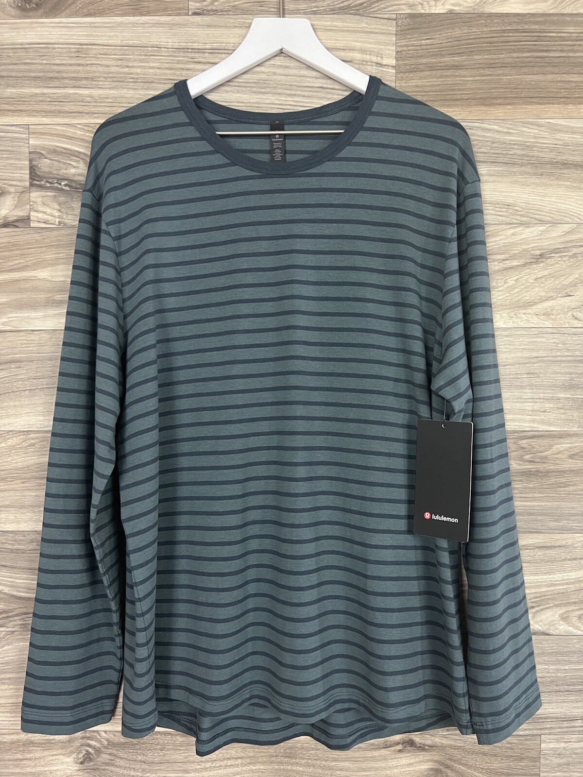 Lululemon 5 Year Basic Long Sleeve Size XL Yachtie Sea Steel Gravity YASG 22913 gallery