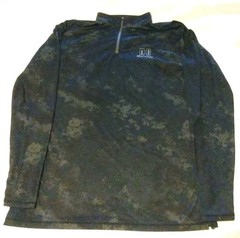 Hornady Performance Ammo Men’s Shade 1/4 Zip in Black Camo Large Shirt