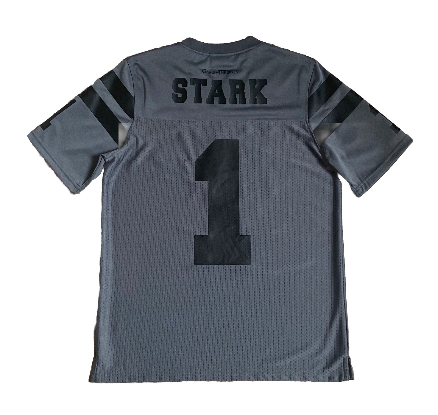 HBO Game Of Thrones Stark #1 Mesh Football Jersey Men’s Small Wolf Gray gallery