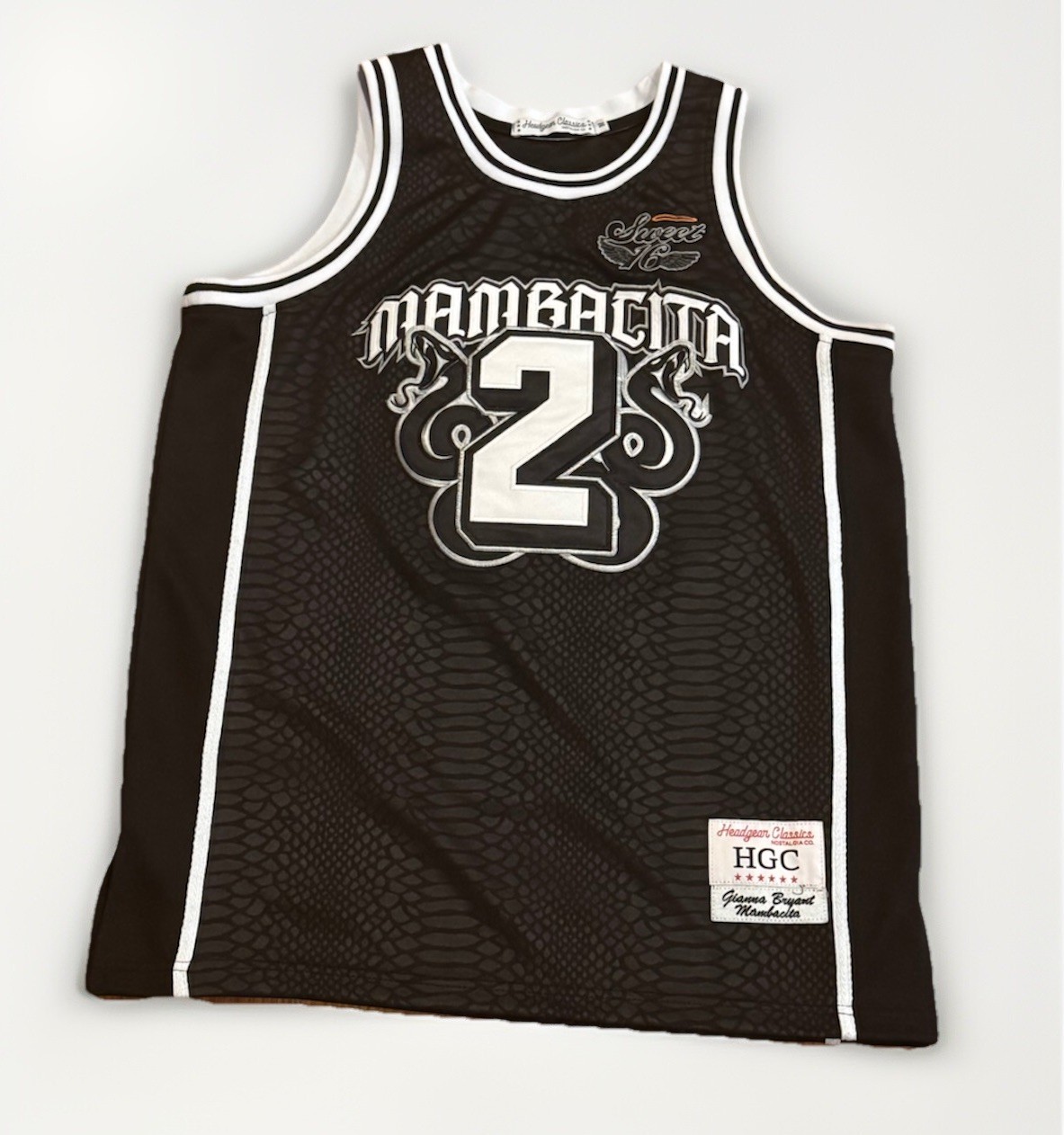 Kobe Bryant Mamba Academy Basketball Jersey M Gianna Gigi Mambacita Snakeskin gallery