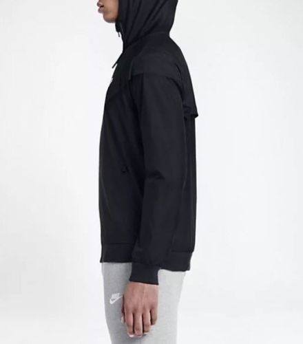 Nike MEN'S Sportswear Windrunner Black White Running Jacket SIZE 2XL BRAND NEW gallery