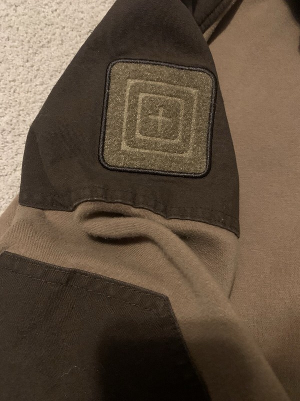 511 Tactical Pullover Brown 1/4 Zip Lightweight Sweater Long Sleeve XL gallery