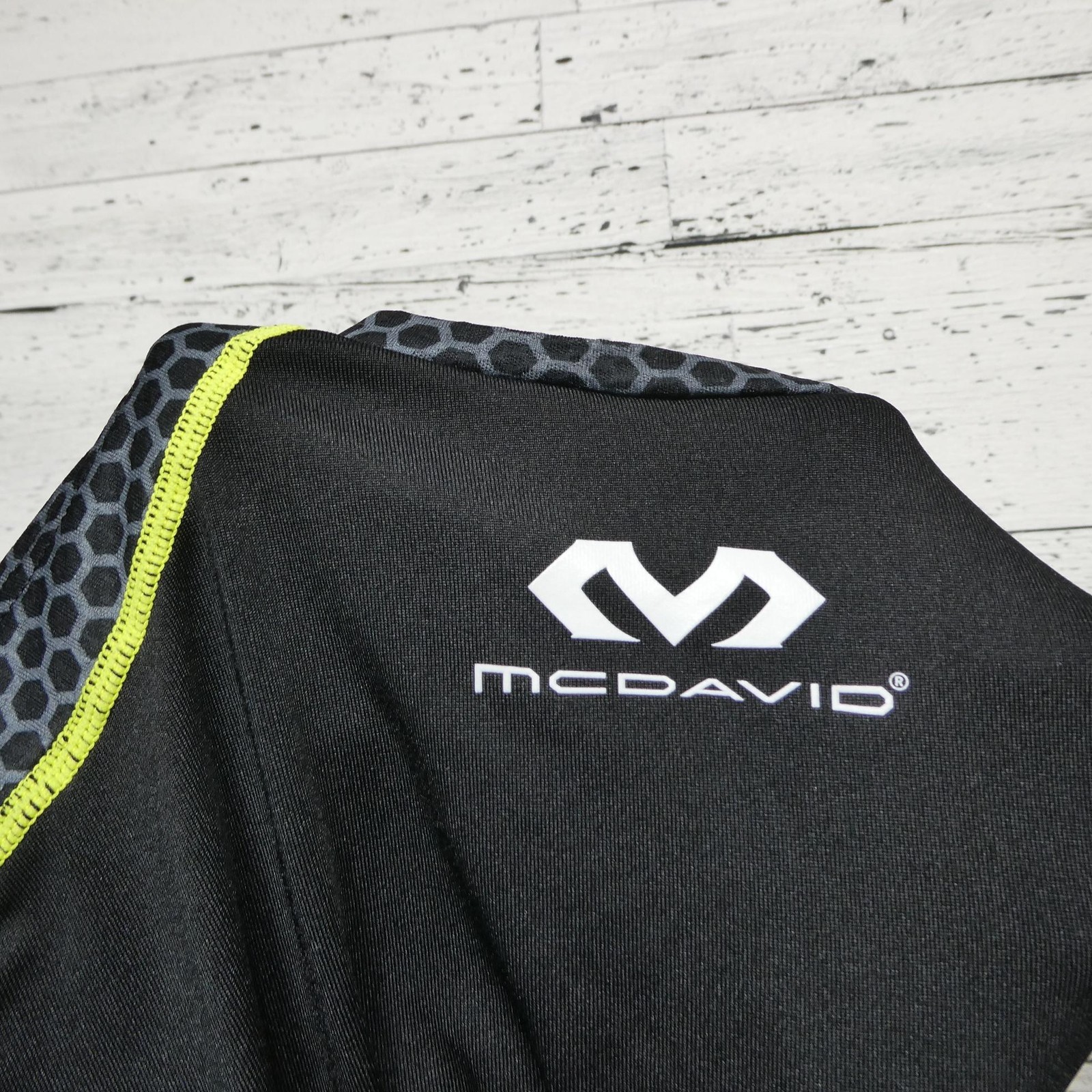 McDavid Padded Compression Shirt Mens Large Black Sleeveless Football Jersey Top gallery