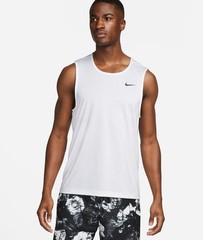Nike Dri-FIT Ready Tank Men’s Size Large L White DV9813-100