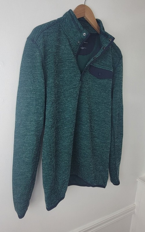 Onward Reserve Mens Pullover Small Botanical Garden Green Golf Performance gallery