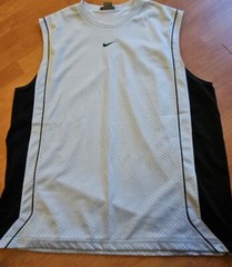 Vintage Nike Jersey Mens 3XL Black White Grey Athletic Mesh Sports Classic