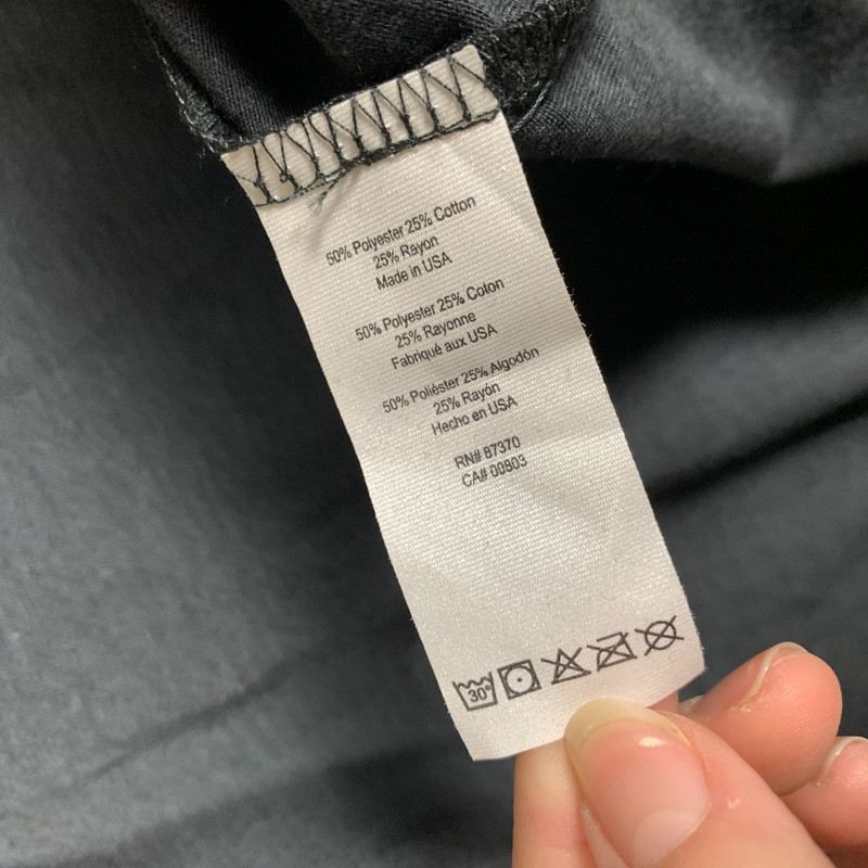 Alo Triumph T-Shirt Men's 2XL XXL Dark Gray Raglan V-Neck Triblend Gym NWT $58 gallery