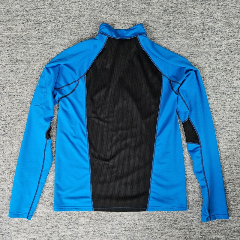 The North Face Flight Series Pullover Mens Medium Blue Black VaporWick 1/4 Zip gallery