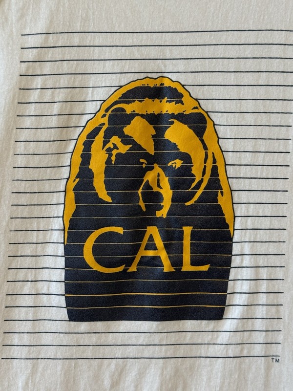 Vintage 90s CAL Berkeley Bears Tank Top Russell Athletic Made In USA Large gallery